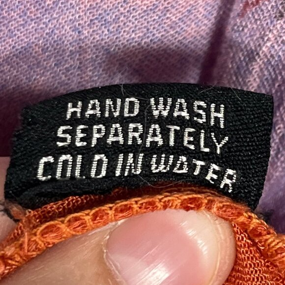 Pacific Batik Womens Fairycore Coverup Dress OS Purple Butterfly Vacation Resort - Picture 9 of 13